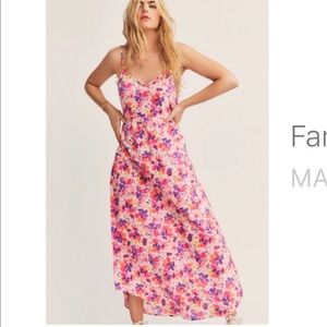 LoveShackFancy Faraday Maxi Slip Dress